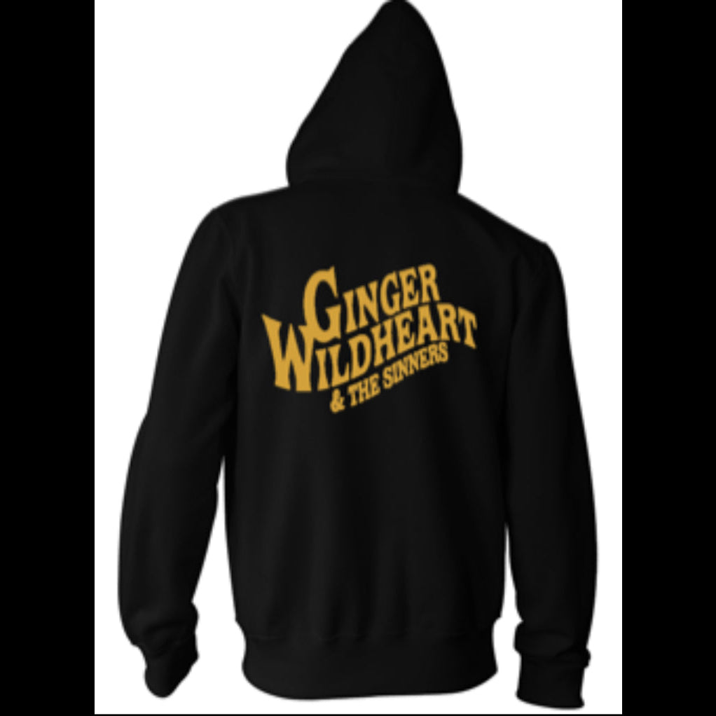 Ginger Wildheart & The Sinners - black zip-up Hoodie